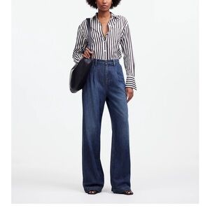The Harlow Wide-Leg Jean: Airy Denim Edition, NEW WITH TAGS, excellent condition